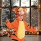 Toddler Tigger Plush Jumpsuit Costume with Hood for Halloween Parties Toddler (12 - 18M)